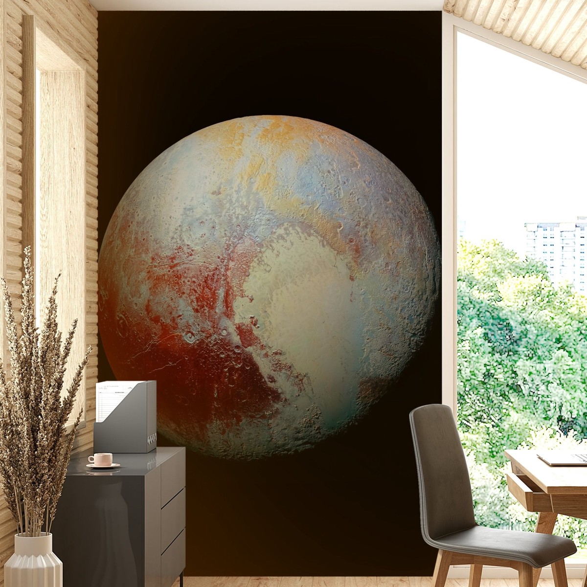 Pluto Wall Mural